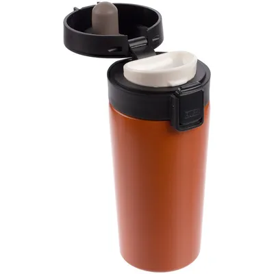 Термостакан с ситечком No Leak Infuser, оранжевый — фото 2