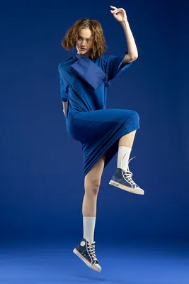 Поясная сумка W2, синяя — фото 3