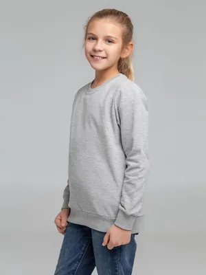 Свитшот детский Toima Kids 2.0, серый меланж — фото 9