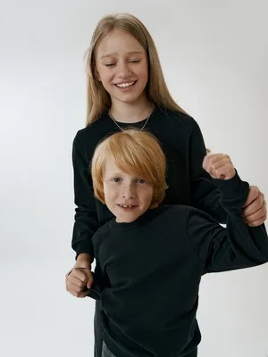 Свитшот детский Toima Kids 2.0, черный — фото 9