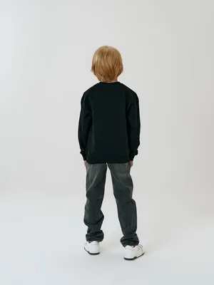 Свитшот детский Toima Kids 2.0, черный — фото 6