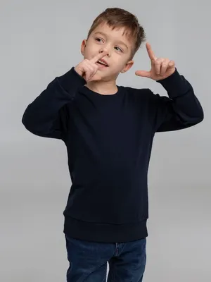 Свитшот детский Toima Kids 2.0, темно-синий — фото 7