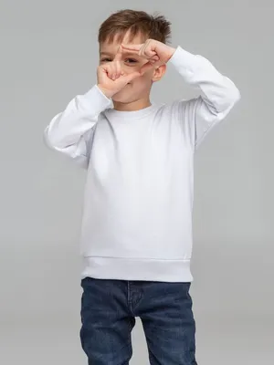Свитшот детский Toima Kids 2.0, белый — фото 5