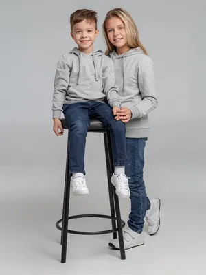Худи детское Kirenga Kids 2.0, серый меланж — фото 12