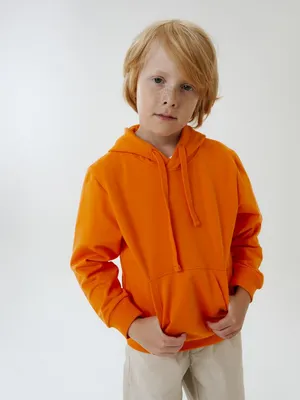 Худи детское Kirenga Kids 2.0, оранжевое — фото 6