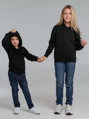 Худи детское Kirenga Kids 2.0, черное — фото 10