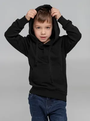 Худи детское Kirenga Kids 2.0, черное — фото 5