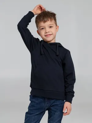 Худи детское Kirenga Kids 2.0, темно-синее — фото 5