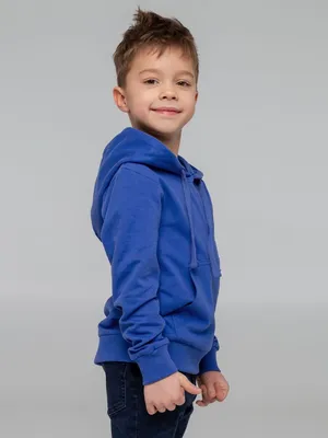 Худи детское Kirenga Kids 2.0, ярко-синее — фото 6