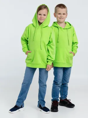 Худи детское Kirenga Kids 2.0, зеленое яблоко — фото 9