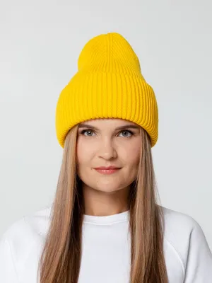 Шапка Flette, желтая — фото 5