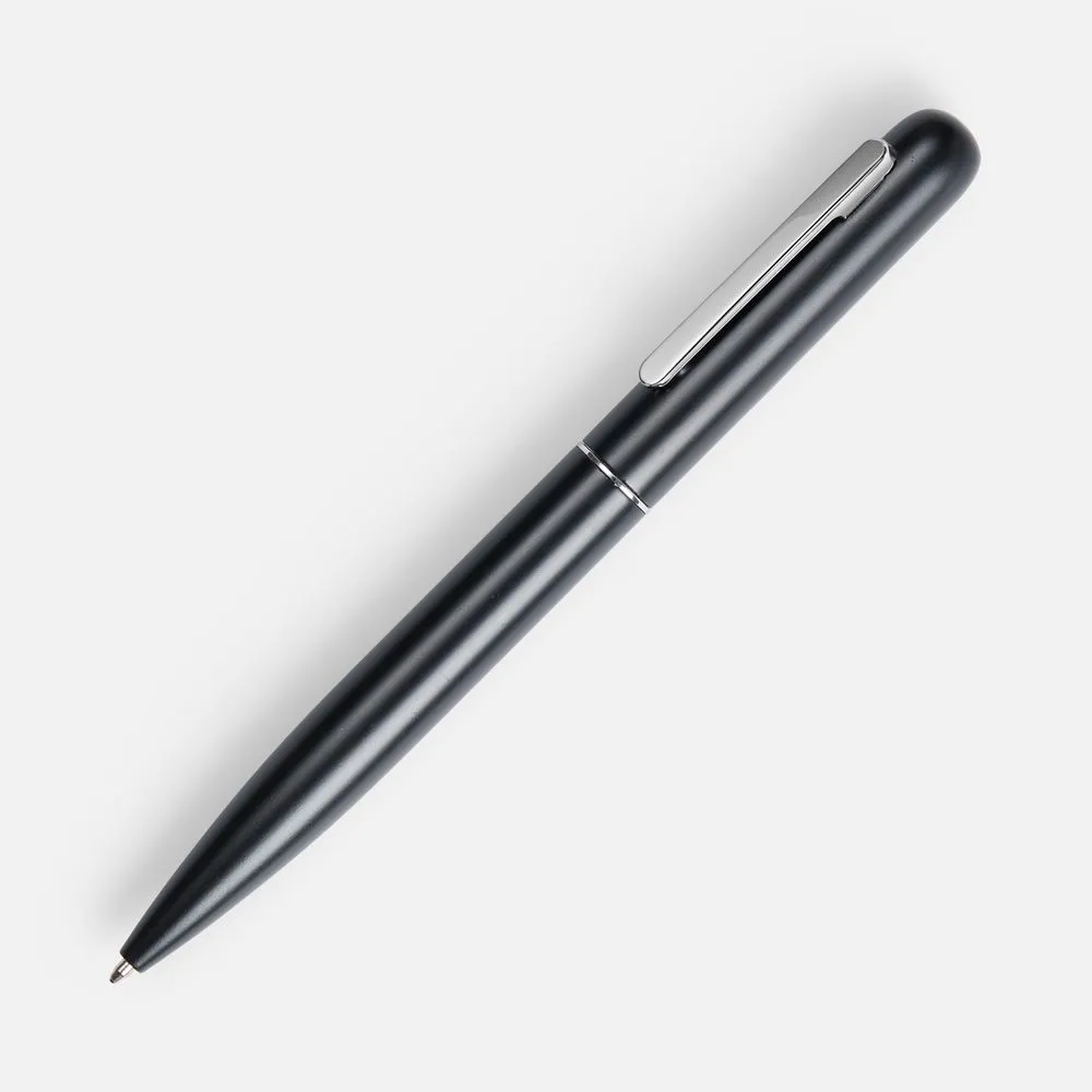 Ручка шариковая Scribo, матовая черная