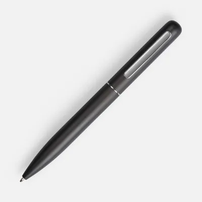 Ручка шариковая Scribo, матовая серая