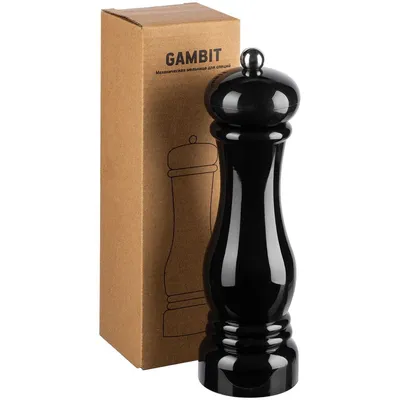 Механическая мельница для специй Gambit, черная — фото 6