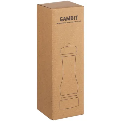 Механическая мельница для специй Gambit, черная — фото 7