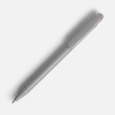 Ручка шариковая Prodir DS1 TMM Dot, серая с красным — фото 2