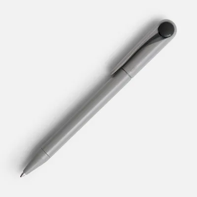 Ручка шариковая Prodir DS1 TMM Dot, серая с черным — фото 3