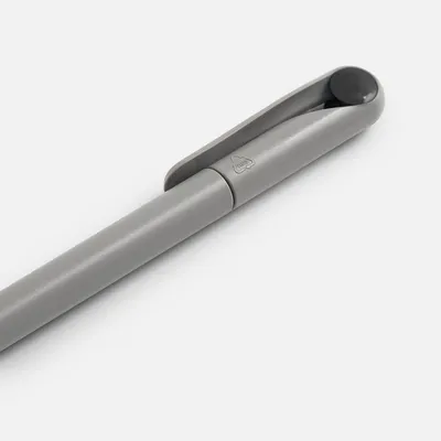 Ручка шариковая Prodir DS1 TMM Dot, серая с черным — фото 4