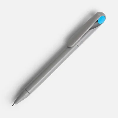 Ручка шариковая Prodir DS1 TMM Dot, серая с голубым
