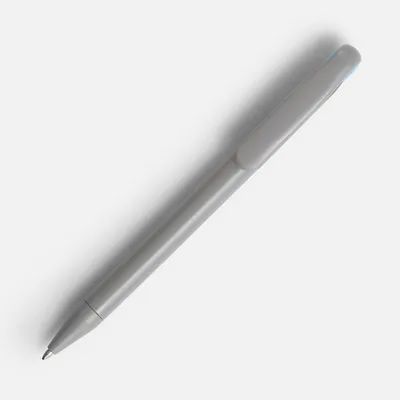 Ручка шариковая Prodir DS1 TMM Dot, серая с голубым — фото 2