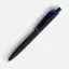 Ручка шариковая Prodir QS01 PRT-T Soft Touch, черная с синим