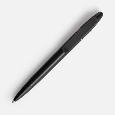 Ручка шариковая Prodir DS5 TSM Metal Clip, черная — фото 3