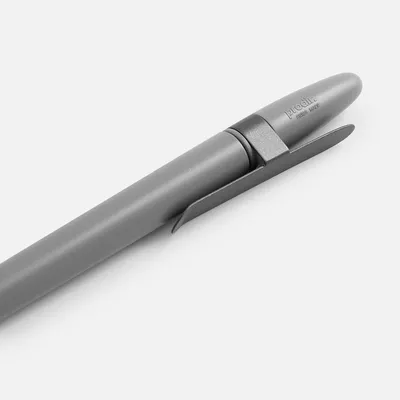 Ручка шариковая Prodir DS5 TSM Metal Clip, серая — фото 5