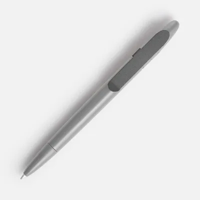 Ручка шариковая Prodir DS5 TSM Metal Clip, серая — фото 3