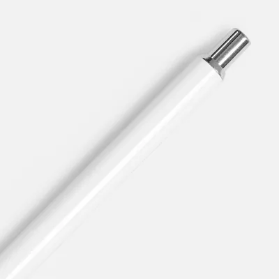Ручка шариковая Slim Beam, белая — фото 2