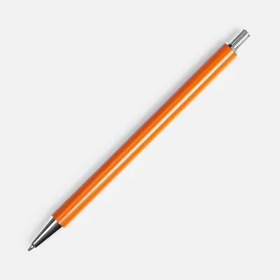 Ручка шариковая Slim Beam, оранжевая
