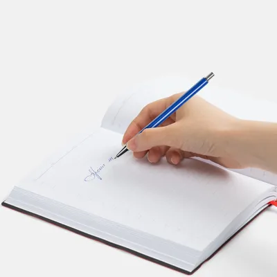 Ручка шариковая Slim Beam, ярко-синяя — фото 3