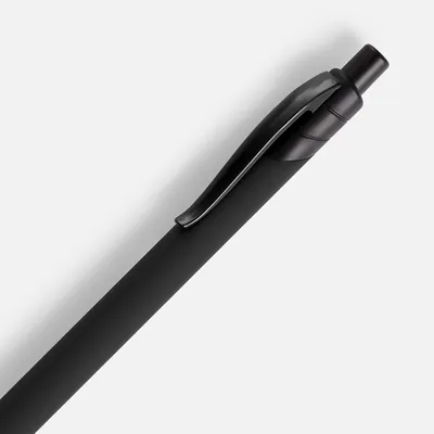 Ручка шариковая Undertone Black Soft Touch, черная — фото 3