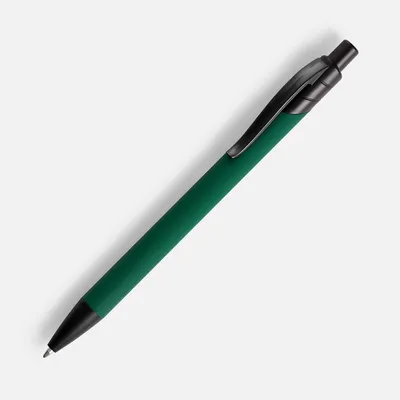 Ручка шариковая Undertone Black Soft Touch, зеленая