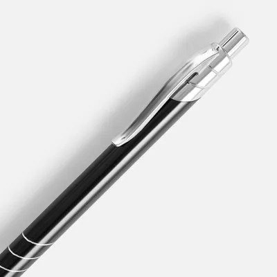 Ручка шариковая Undertone Metallic, черная — фото 3