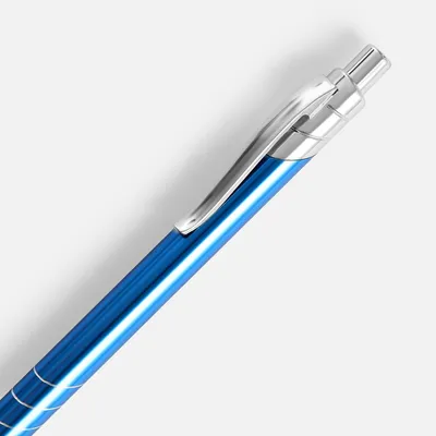 Ручка шариковая Undertone Metallic, синяя — фото 3