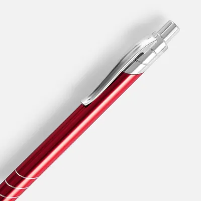 Ручка шариковая Undertone Metallic, красная — фото 3