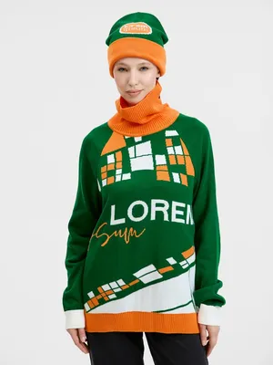 Джемпер на заказ Tricksy Net Reglan, акрил — фото 3