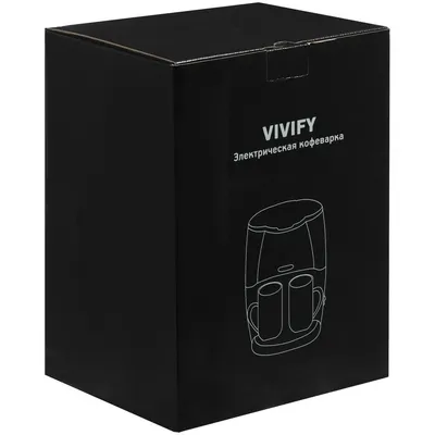 Электрическая кофеварка Vivify, черная — фото 10
