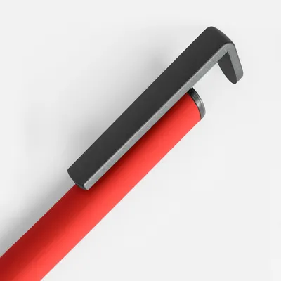 Ручка шариковая Standic с подставкой для телефона, красная — фото 3