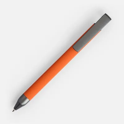 Ручка шариковая Standic с подставкой для телефона, оранжевая — фото 2