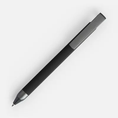 Ручка шариковая Standic с подставкой для телефона, черная — фото 2