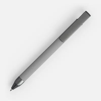 Ручка шариковая Standic с подставкой для телефона, серая — фото 2