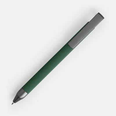 Ручка шариковая Standic с подставкой для телефона, зеленая — фото 2