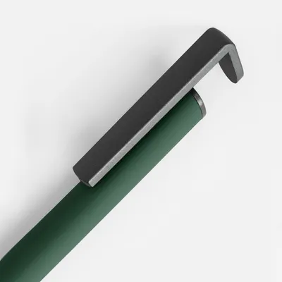 Ручка шариковая Standic с подставкой для телефона, зеленая — фото 4