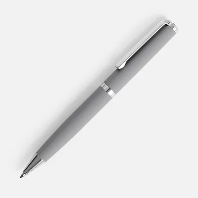 Ручка шариковая Inkish Chrome в футляре, серая