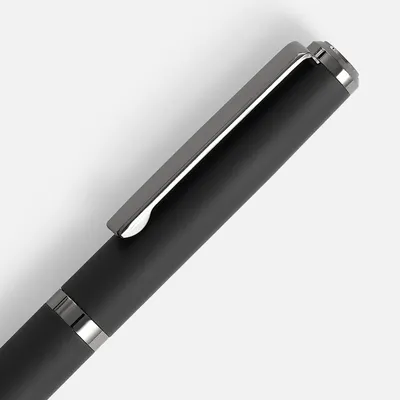 Ручка шариковая Inkish Gunmetal в футляре, черная — фото 3