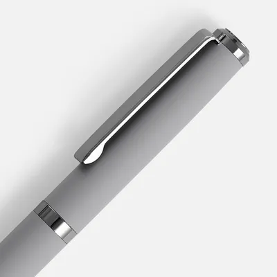 Ручка шариковая Inkish Gunmetal в футляре, серая — фото 3