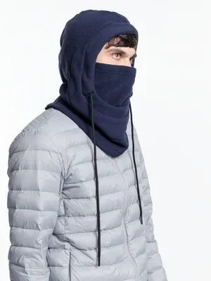 Балаклава-капюшон Nesse, темно-синяя — фото 5