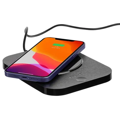 Кружка с подогревом и беспроводной зарядкой dualBase plus, черная — фото 2