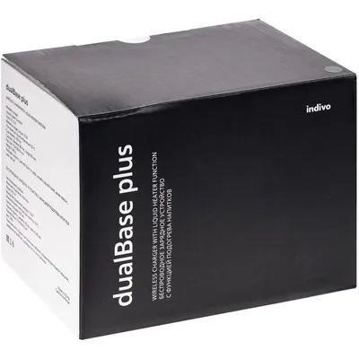 Кружка с подогревом и беспроводной зарядкой dualBase plus, черная — фото 15